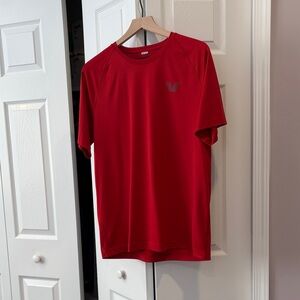 Vibrant Red Men's Short Sleeve Tee
